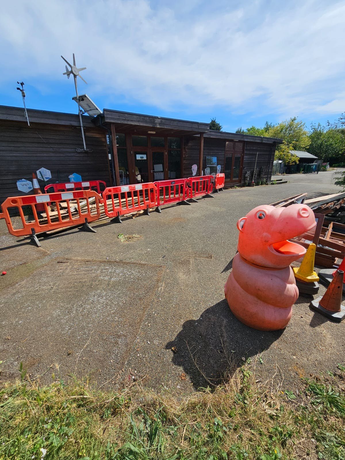 Heras & Pedestrian Fencing on site