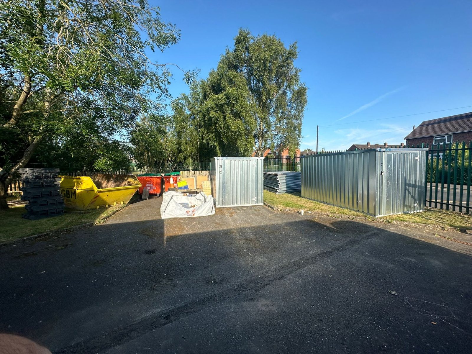 Storage Containers on site